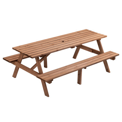 Solid Wood Picnic Table