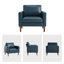 Fauteuil d'appoint 37 po en chenille-1123160529