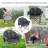 Shabrie Oversized Camping Chair, Fully Padded Folding Moon Saucer Chair With Cup Holder & Carry Bag-1592076694