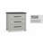 Avery Beige Nightstand