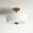 Ceron Glass Semi Flush Mount