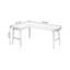 70.87"Walnut L-Shaped Solid Wood desk-108679355-108679353