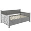 Lit de jour simple moderne avec rangement en bois massif et MDF Modern Rustic