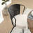  19" Seat Height Rattan Dining Chair - Wingback Dining Room Seat With Metal Legs For Home, Kitchen(Set of 2)-697157272-671779166