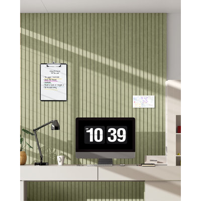 MAGICUBETIC 6-Pack Acoustic Wall Panels, Square Sound Absorbing Acoustic Panels, 11.8" X 11.8" X 0.4"Decorative Soundproof Panels for Walls and Ceilings-Green