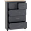 Henryville 80cm W 5 - Drawer Chest of Drawers-652133117