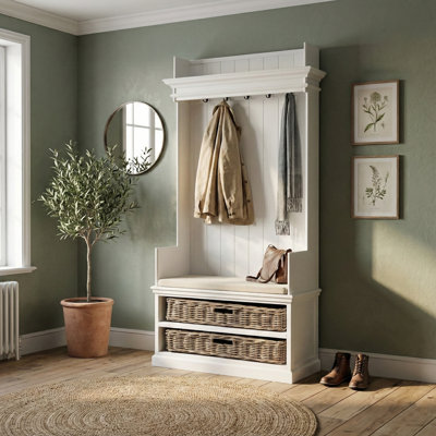 Avelar Hall Tree 39.37'' Wide with Bench