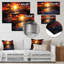Égypte Golden Horizons River I - Égypte, décoration murale en métal-70430250