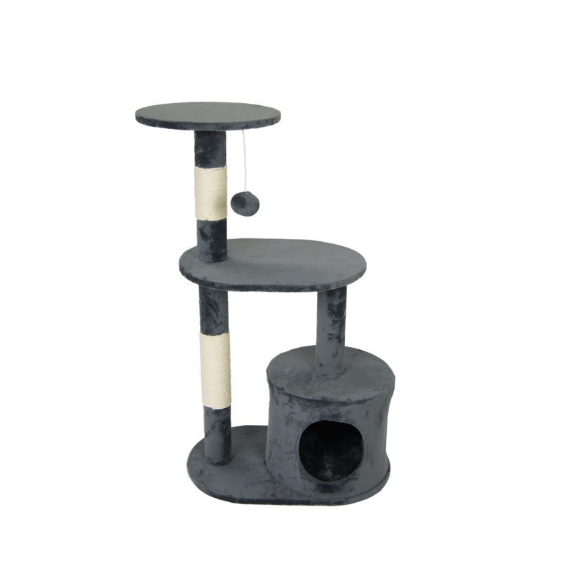 84cm H Cat Tree, Grey