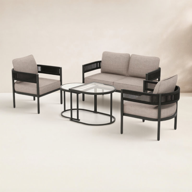 Alexandria 5 Piece Seating Group with Cushions