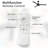 52" Ceiling Fan Without Light, 3 Abs Blades Farmhouse Ceiling Fan With Remote Control 6-Speed Reversible Dc Motor For Living Room Bedroom Kitchen-158111787