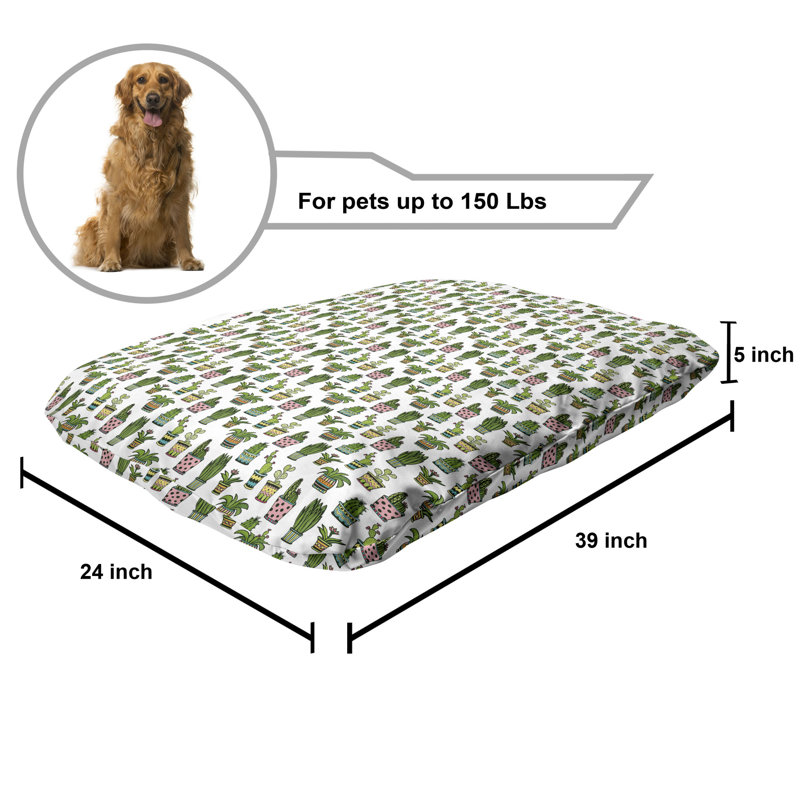 Multicolore, lit pour animal de compagnie Ambesonne