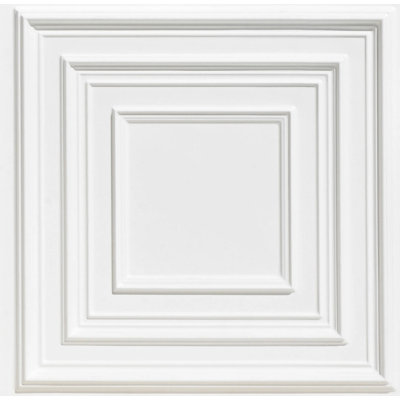 Schoolhouse Ft. Drop-In Or Glue-Up PVC Ceiling Tile