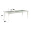 Table de salle à manger extensible luxueuse pour des rassemblements somptueux et des dîners élégants