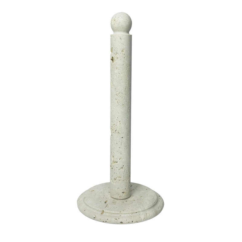 Porte-essuie-tout en marbre Luxury, Travertin