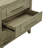 Chantee Rubberwood 3-Drawer Nightstand