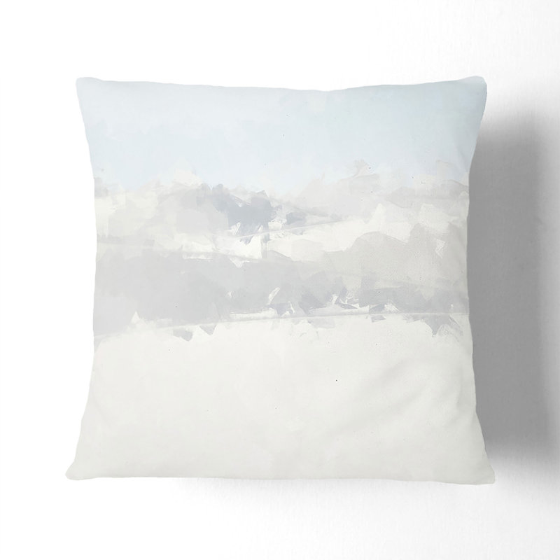 Square Cushion, 55cm H x 55cm W x 20cm D, White