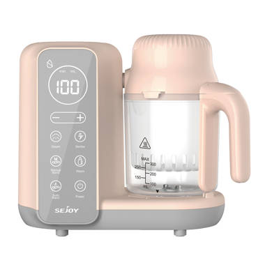 Eccomum Baby Food Maker, Baby Food Processor ,Multi-Function Blender Food  Steamer Puree Grinder Machine, Touch Control Panel, Auto Shut-Off 