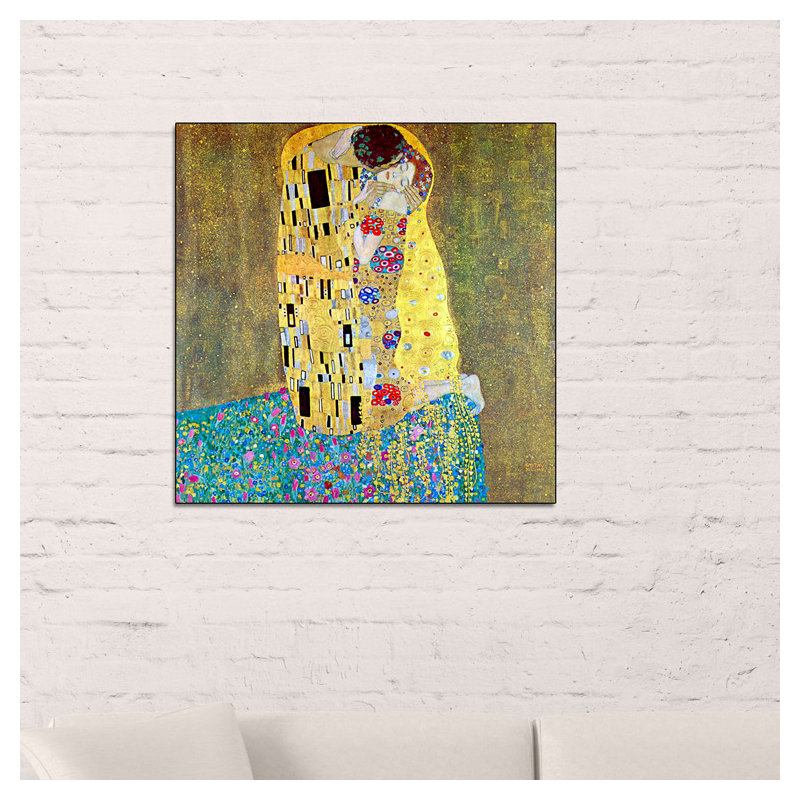 Gustav Klimt - Wrapped Canvas Painting, 70cm H x 70cm W x 1.8cm D