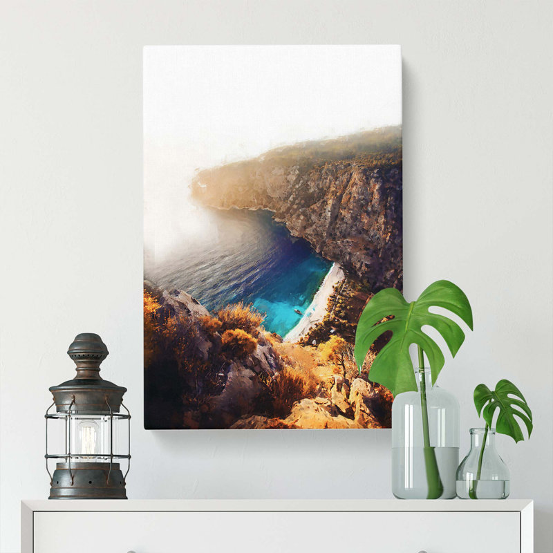 Coast Of Turkey - Wrapped Canvas Print, 50cm H x 35cm W x 3cm D