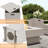 Outdoor Seating Group With Fire Pit( Set Of 5)-159762486