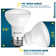 50 Watt Equivalent BR20 E26 Dimmable LED Bulb