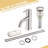 Single-Hole Single-handle Bathroom Faucet with Drain Assembly-101114604