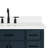 Tidworth 42'' Solid Wood Single Bathroom Vanity with 1.5'' White Quartz Top-68774410-102157597