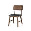 Chaise d'appoint rembourrée en bois Luret