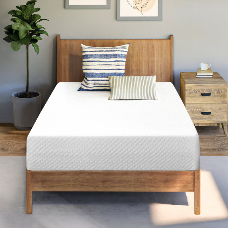 Medium Cooling Gel Memory Foam Mattress, 6", Twin