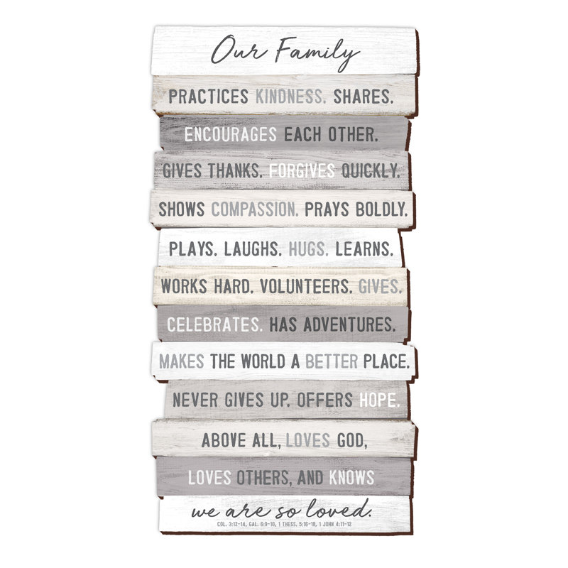Farmhouse Religious & Spiritual Wall Decor, 16.5" H x 8.5" W x 1.1" D