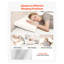 Ensemble de 2 oreillers en duvet pour très grand lit - de qualité hôtelière de luxe, doux et offrant un soutien pour les dormeurs sur le côté, le dos et le ventre-2078328358