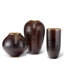 Calinda Tall Vase, Chocolate