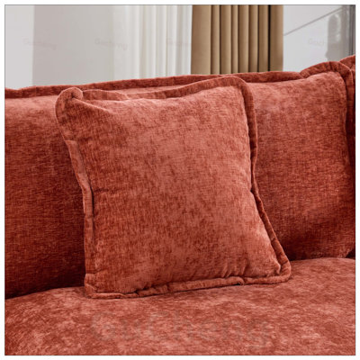 Canapé Cloud 3 places, canapé modulaire moderne pour le salon, coussin de siège rembourré à double couche confortable, tissu chenille respirant