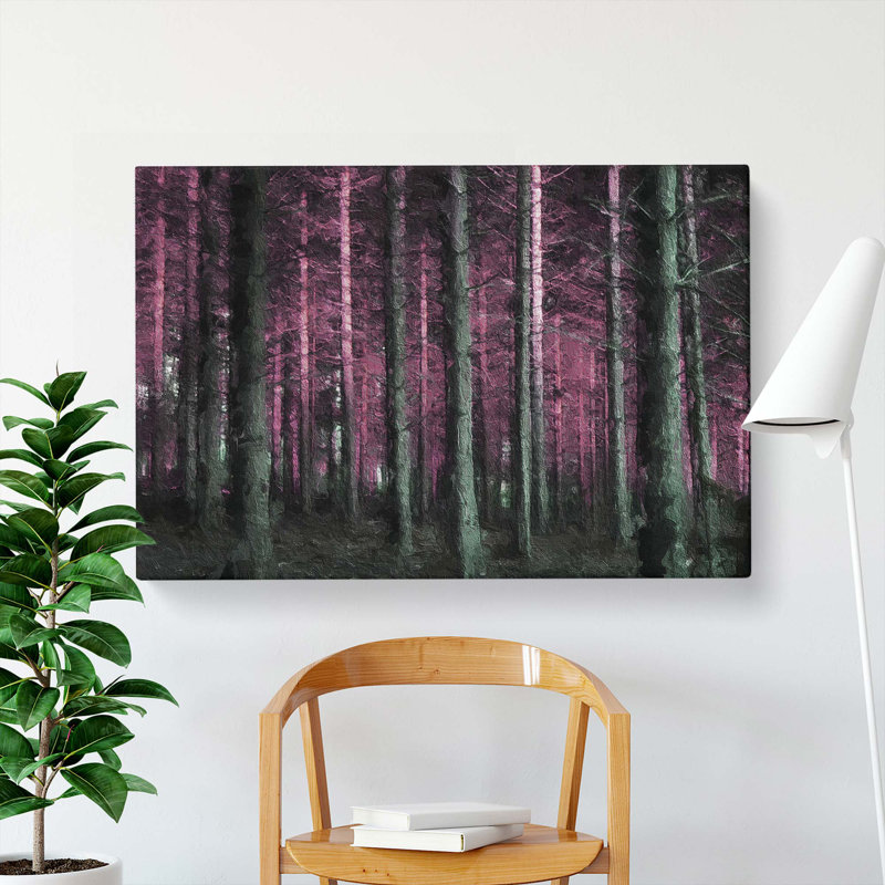Forest In Pink - Wrapped Canvas, 50cm H x 76cm W x 3cm D