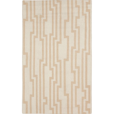 Tapis gris en laine tissé à la main Buckardy