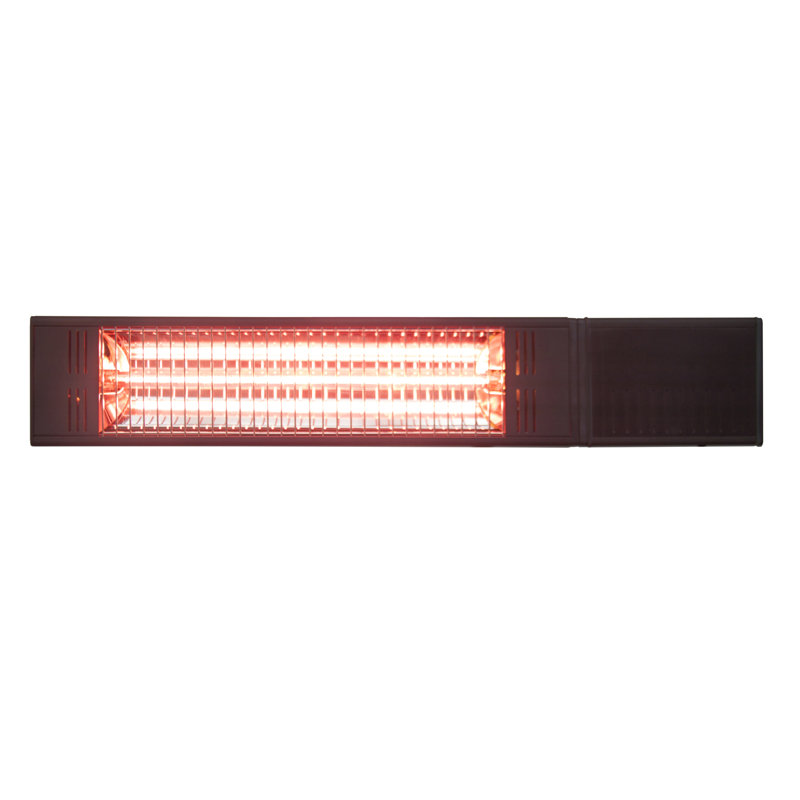 Gold Tube Infrared Electric Outdoor Heater with Remote Control