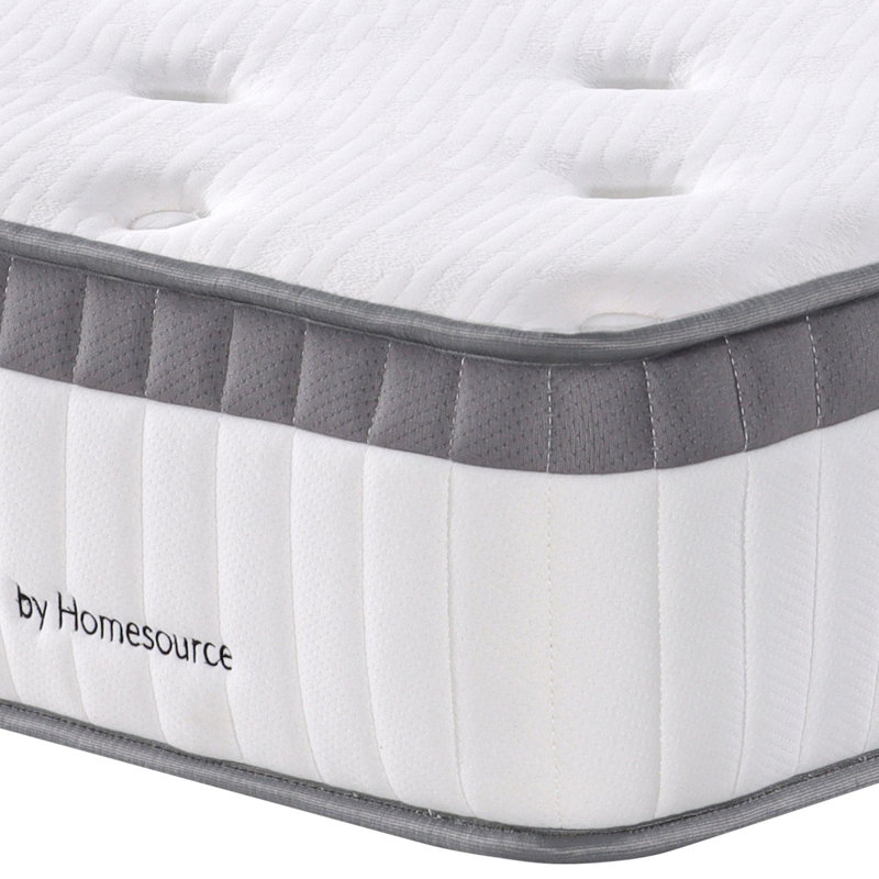 Vega Pocket Sprung Quilted Mattress Medium Firm, Small Double (4')