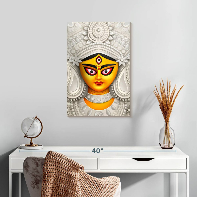 Adella Hindu Goddess Durga, 24" H x 16" W