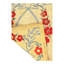 Antique American hooked rug 2'x 3'
