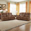 2 Seater Faux Leather Reclining Loveseat