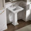 Memoirs® Stately 24" Pedestal Bathroom Sink with 4" Centerset Faucet Holes-10939974-19195572-46017070