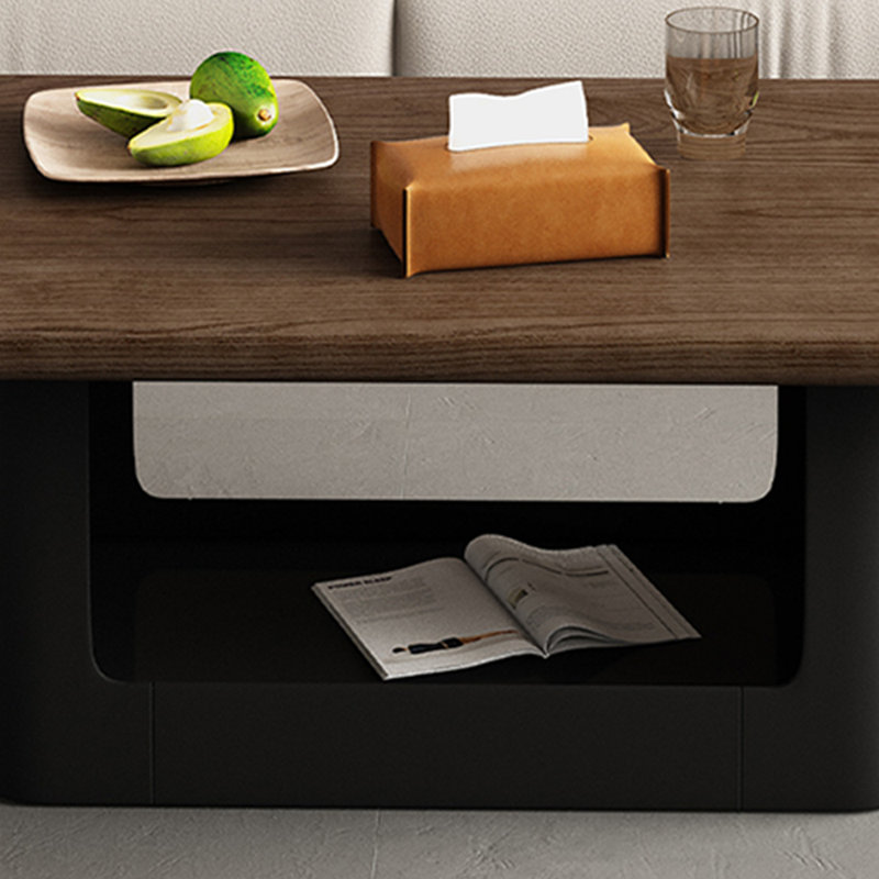 Table basse moderne et minimaliste créative, H 16,53 po x L 55,11 po x l 27,55 po