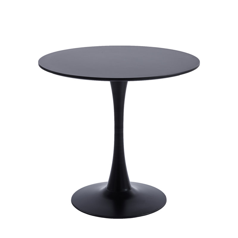 Shrivastava Mid Century Modern Dining Table/Coffee Table with Round Top & Pedestal Base, Functional Table for Kitchen, Dining & Living Room, Perfect for Breakfast Nooks & Kitchens