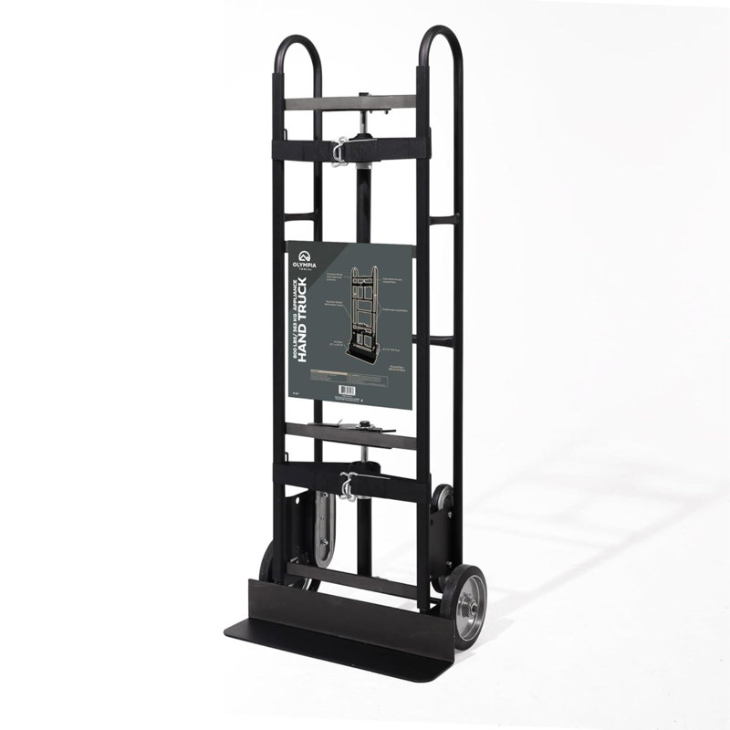 Olympia Tools 800 Lb Appliance Hand Truck with Auto-Recoil Straps, Heavy Duty