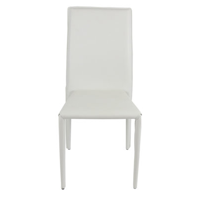 Minot 19'' H Faux Leather Upholstered Parsons Chair