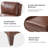 Beecher Traditional 28.75" Wide Genuine Leather Manual Club Recliner with Solid Wood Legs-442810239