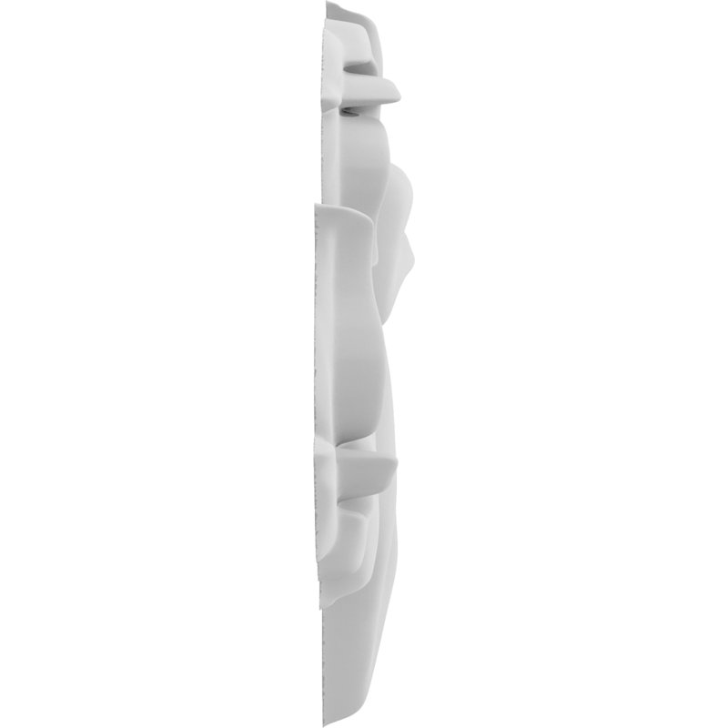 Rosettes de qualité supérieure, P 3 po x l 4 po x P 0,38 po, Gauche