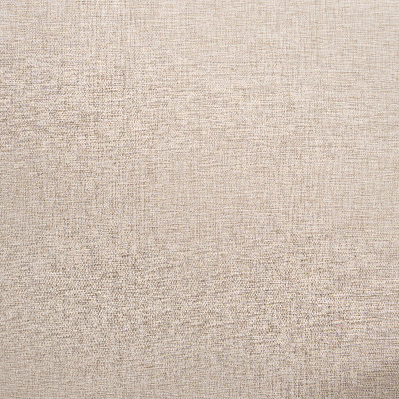 Chaise de salle à manger avec accoudoirs en bois d'acacia Cove, finition teck avec coussin beige, ensemble de 2