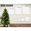 Arbre de Noël encadré, impression, fête de fête moderne, pin vert botanique, feuilles, joyeux, minimaliste, art mural, cadeau de père Noël secret-110856433-110856432-110856431
